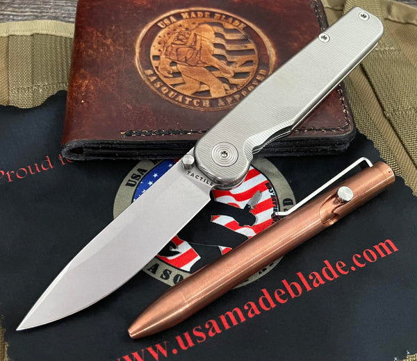 Tactile Turn Knives and Pens