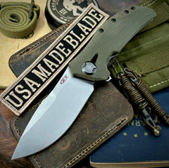Zero Tolerance ZT0308 with OD Canvas Micarta LMF Scale - USA MB