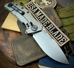 Zero Tolerance ZT0308 with OD Canvas Micarta LMF Scale - USA MB