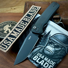 ZT0044BLK Full Ti Button Lock Flipper S45VN from Zero Tolerance Knives - USA MB