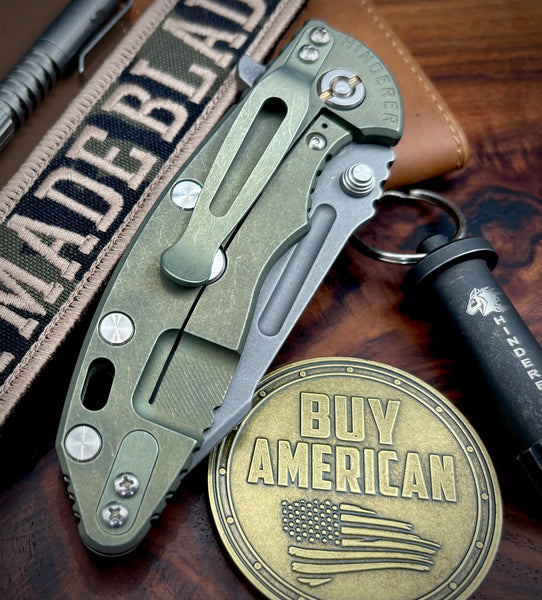 Hinderer XM-18 3.25 Fullered Harpoon Spanto Coyote G10 Battle