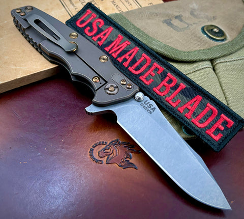Battle Bronzed Out Hinderer Eklipse 3.5" Spearpoint Battle Bronze Ti Black G10 Working Finish S45VN Heat Ano Bronzed Out HW