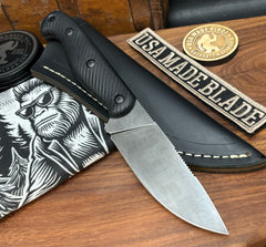 T.M. Hunt Custom Yuma with Black G10 with O1 Steel - USA MB