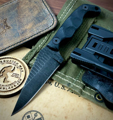Stroup Knives Mini with Black G10 - USA MB