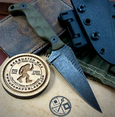 Stroup Knives Mini with OD Green G10 - USA MB