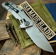 Zero Tolerance ZT0308 with Natural Canvas Micarta LMF Scale - USA MB