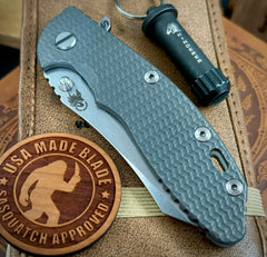 Ripple Full Ti Hinderer XM-18 3.5" Skinny Skinner Working Finish Ripple Ti  Magnacut Stonewashed Blade