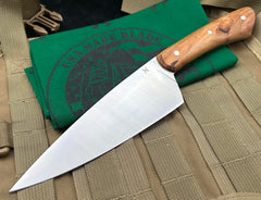 Nicholas Nichols 6" Chef Knife with Applewood Handles and Nitro-V - USA MB