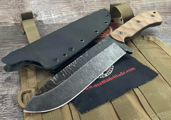 Stroup Knives BK1 Tan G10