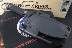 White River Knives Firecraft FC 3.5" S35VN Black G10 - USA Made Blade