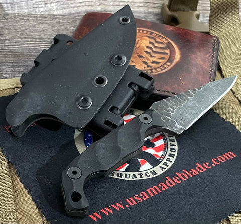 Stroup Knives Mini with Black G10 - USA MB