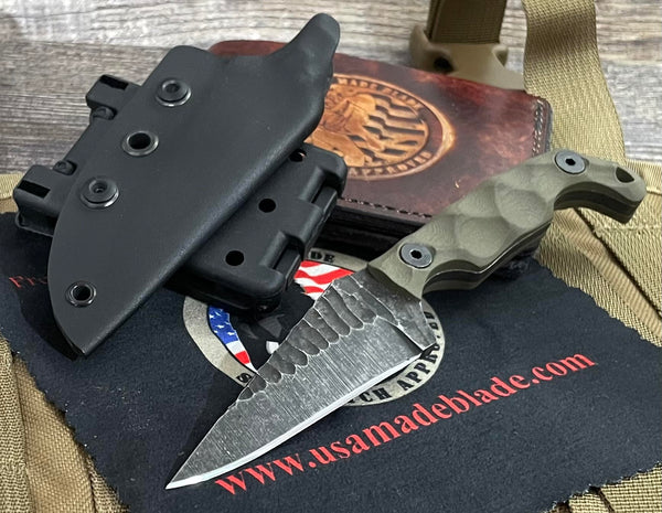 Stroup Knives Mini with OD Green G10