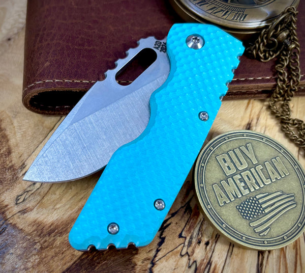 A2D Mark 2 Medium Satin Drop Point Rising Grind Magnacut Blade Britann ...