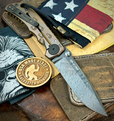 Bronze Spartan Blades Harsey Folder Sasquatch V2 Special Edition with Chad Nichols Dama - USA MB