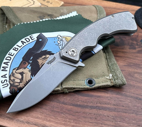 Wilmont Knives Mini PRSA with Full Ti Hardware S35VN - USA MB