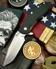 Hinderer XM-24 Harpoon Spanto Black G10 Stonewashed Ti and S45VN Stonewashed Blade