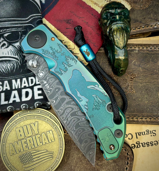 ItisntDan Toxic Squatch Ring and Spartan Blades Harsey Folder V2 Special Edition Toxic Squatch with Chad Nichols Dama #31