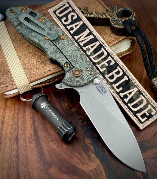 Topo Ti Ammo Can Green Hinderer XM-18 3.5