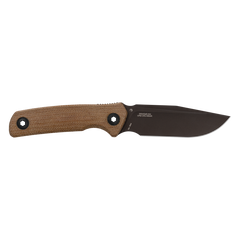 ZT0004 with Cru-Wear Blade, Canvas Micarta Handles, and Tan Leather Sheath **Pre Order**