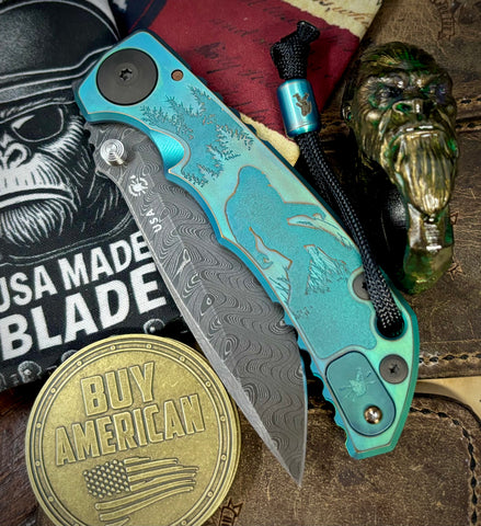 ItisntDan Toxic Squatch Ring and Spartan Blades Harsey Folder V2 Special Edition Toxic Squatch with Chad Nichols Dama #43