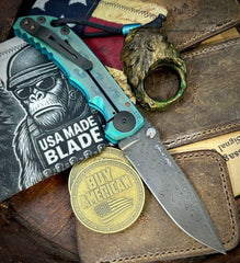 ItisntDan Toxic Squatch Ring and Spartan Blades Harsey Folder V2 Special Edition Toxic Squatch with Chad Nichols Dama #43