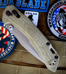 ZT0203GRM390 Sprint Run Duralock with Olive Drab Canvas Micarta and M390 Blade