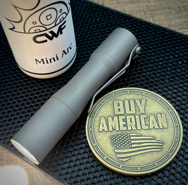 CWF Mini Arc in Stonewashed Titanium