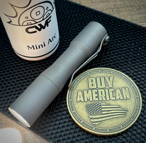 CWF Mini Arc in Stonewashed Titanium - USA MB
