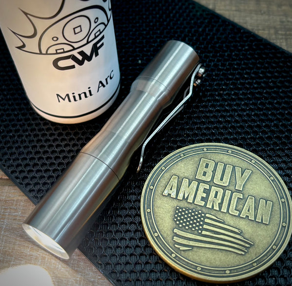 CWF Mini Arc in Machined Titanium