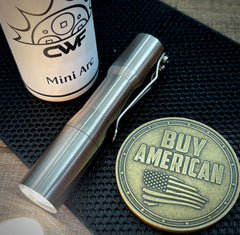 CWF Mini Arc in Machined Titanium - USA MB