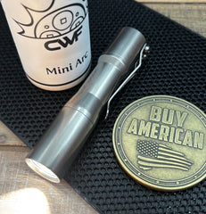 CWF Mini Arc in Tumbled Titanium - USA MB