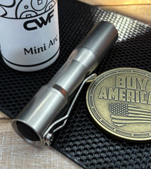 CWF Mini Arc in Tumbled Titanium - USA MB
