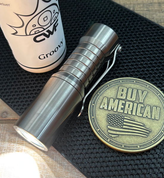 CWF Groovy Arcadian with Machined Titanium