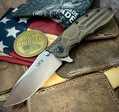 250th Prototype 2 Bronze Stars & Stripes ZT0562TI with Magnacut Blade