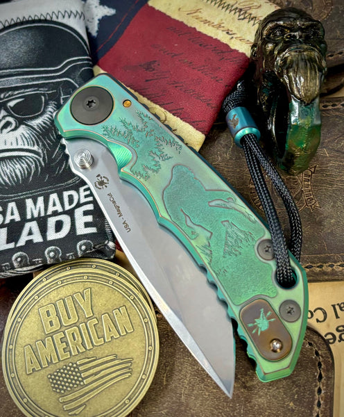 Toxic Squatch Spartan Blades Harsey Folder Special Edition Version 2 MAGNACUT Blade #60