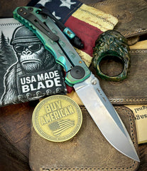Toxic Squatch Spartan Blades Harsey Folder Special Edition Version 2 MAGNACUT Blade #60
