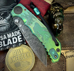 ItisntDan Toxic Squatch Ring and Spartan Blades Harsey Folder V2 Special Edition Toxic Squatch with Chad Nichols Dama #61