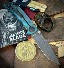 ItisntDan Toxic Squatch Ring and Spartan Blades Harsey Folder V2 Special Edition Toxic Squatch with Chad Nichols Dama #71