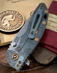 Topo Ammo Can Green Hinderer XM-18 3.25 Spearpoint Coyote G10 Working Finish Topo Ti Working Finish Blade S45VN Blade and Sasquatch Clip - USA MB