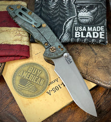 Topo Ammo Can Green Hinderer XM-18 3.5" Recurve Non-flipper OD Green G10 Working Finish Ti Working Finish Magnacut Blade Bronzed Out HW and Squatched Clip