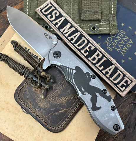 American Squatch Zero Tolerance ZT0562TI Full Titanium Handles Magnacut Steel