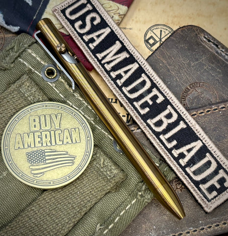 Bronze Anodized Tactile Turn Titanium Bolt Action Pen Standard 5.6" - USA MB