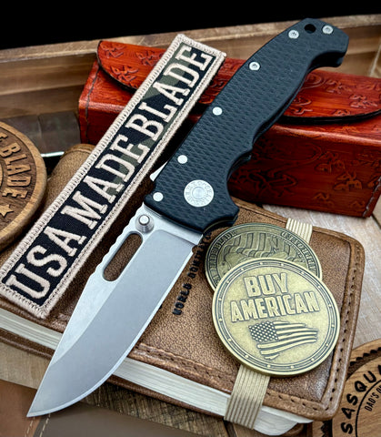 Demko Knives AD20 Slim Clip Point Black G10 in Magnacut - USA MB