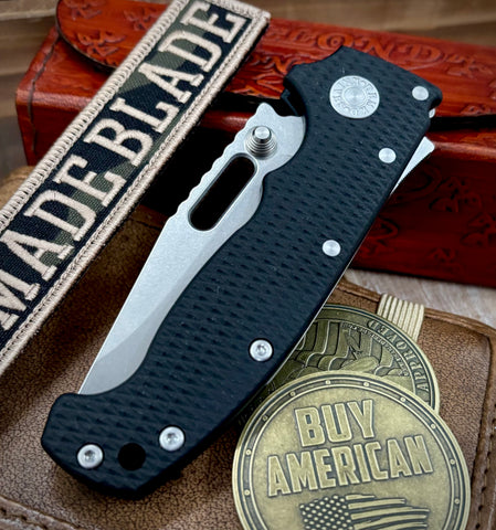 Demko Knives AD20 Slim Clip Point Black G10 in Magnacut - USA MB