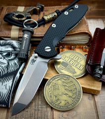 Hinderer XM-18 3.5 Spanto Battle Green Ti Black G10 Stonewashed Magnacut Blade
