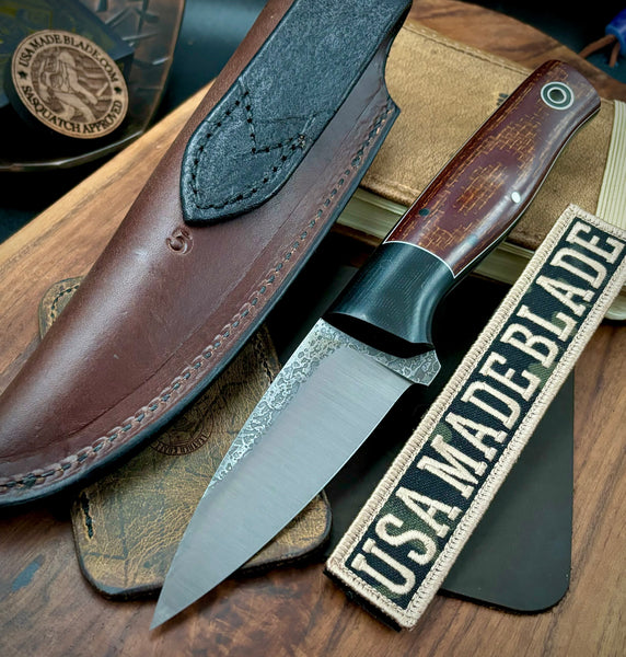 Fiddleback Forge Bear Paw PB&J Burlap with Black Bolster
