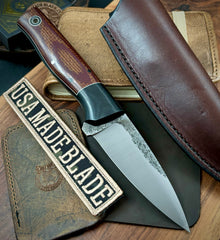 Fiddleback Forge Bear Paw PB&J Burlap with Black Bolster