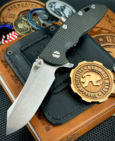 Ripple Full Ti Hinderer XM-18 3.5" Skinny Skinner Battle Black Ripple Ti  Magnacut Stonewashed Blade - USA MB