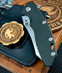 Ripple Full Ti Hinderer XM-18 3.5" Skinny Skinner Battle Black Ripple Ti  Magnacut Stonewashed Blade - USA MB