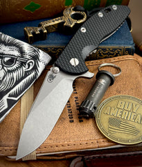 Hinderer XM-18 3.5" Hollow Ground Slicer Working Finish Ti Black G10 Magnacut Working Finish Blade